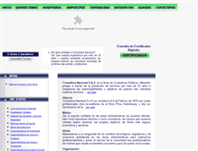 Tablet Screenshot of consultoranacional.com